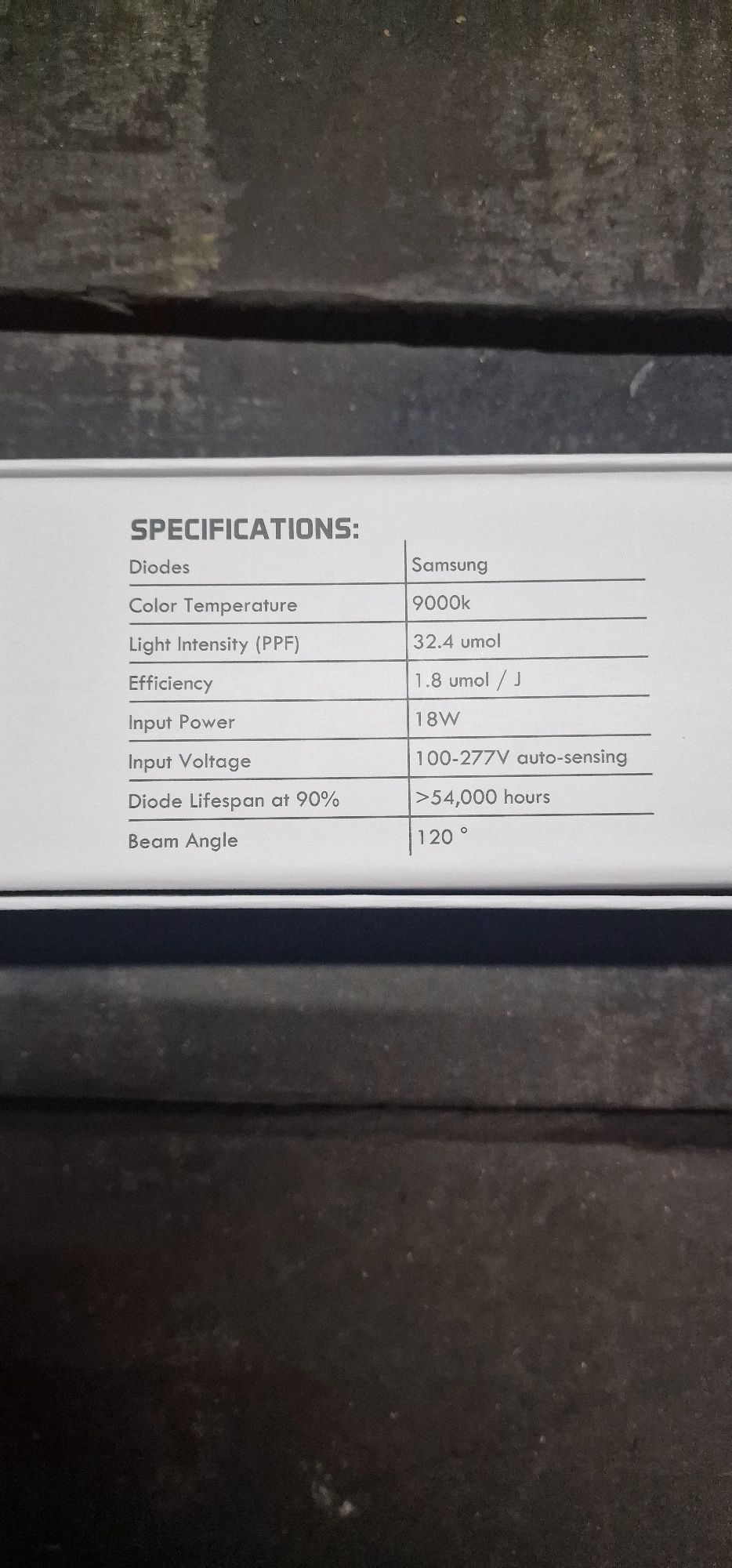 tub led 9000k pentru cresterea plantelor / kit 2 tuburi noi în cutie
