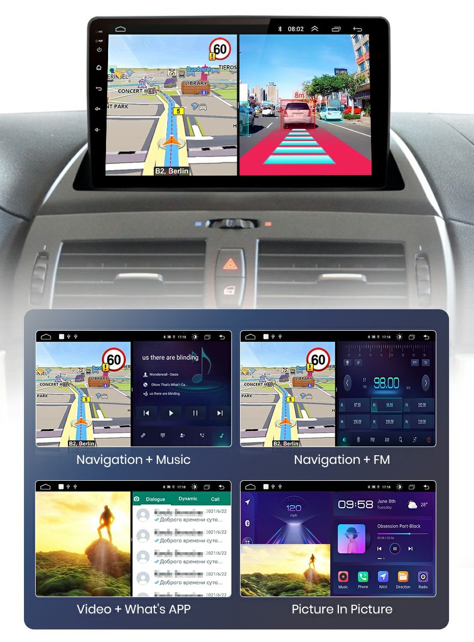Navigatie Android dedicata BMW X3 E83 (2003-2011)