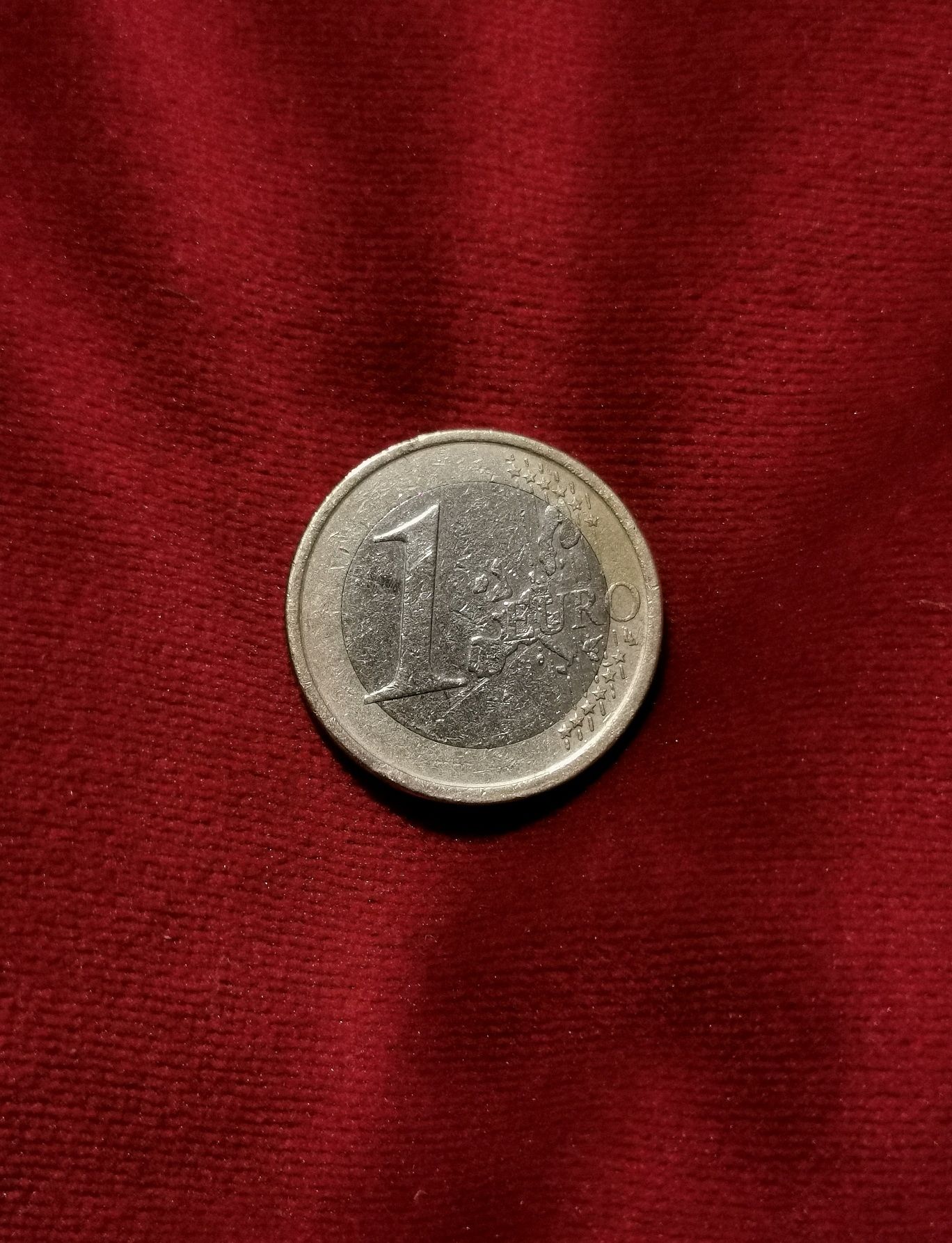 Monedă 1 Euro (€), Spania, Juan Carlos I, 2001