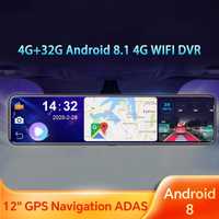 Oglinda auto smart 12 inch,sim 4G, Android 8,GPS, ADAS, Wifi, Bluetoot