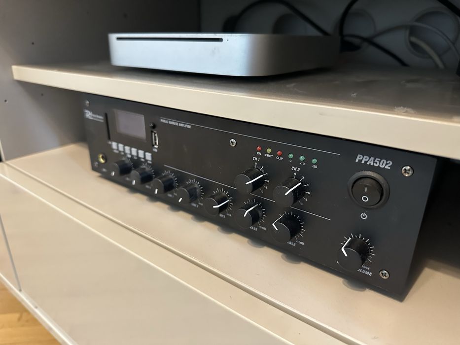 Блутут Миксер / Усилвател с две зони , 50W в 100V линия PPA502