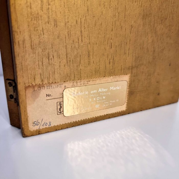 Icoana triptic Fecioara Maria Pruncul Iisus provenienta Koln Germania