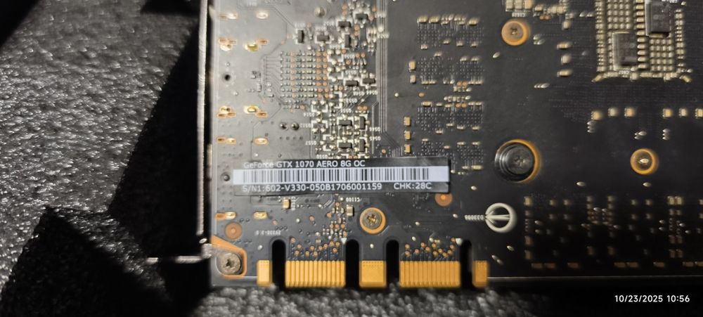 ! MSI GTX 1070 AERO 8GB OC – Fully Working, No Overheating