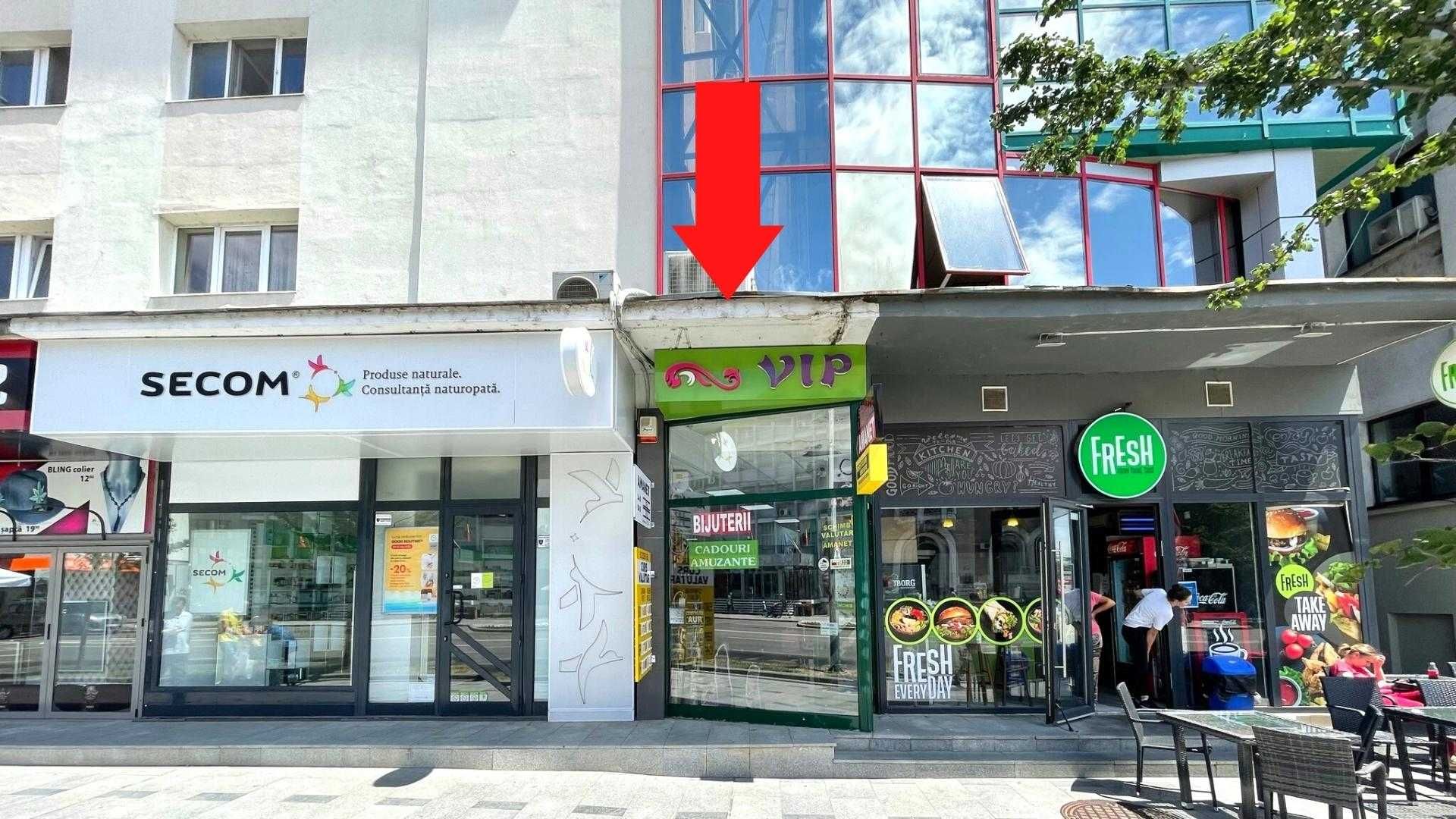 Spatiu Comercial de Inchiriat 68 mp Ultracentral cu Vitrina la Stada