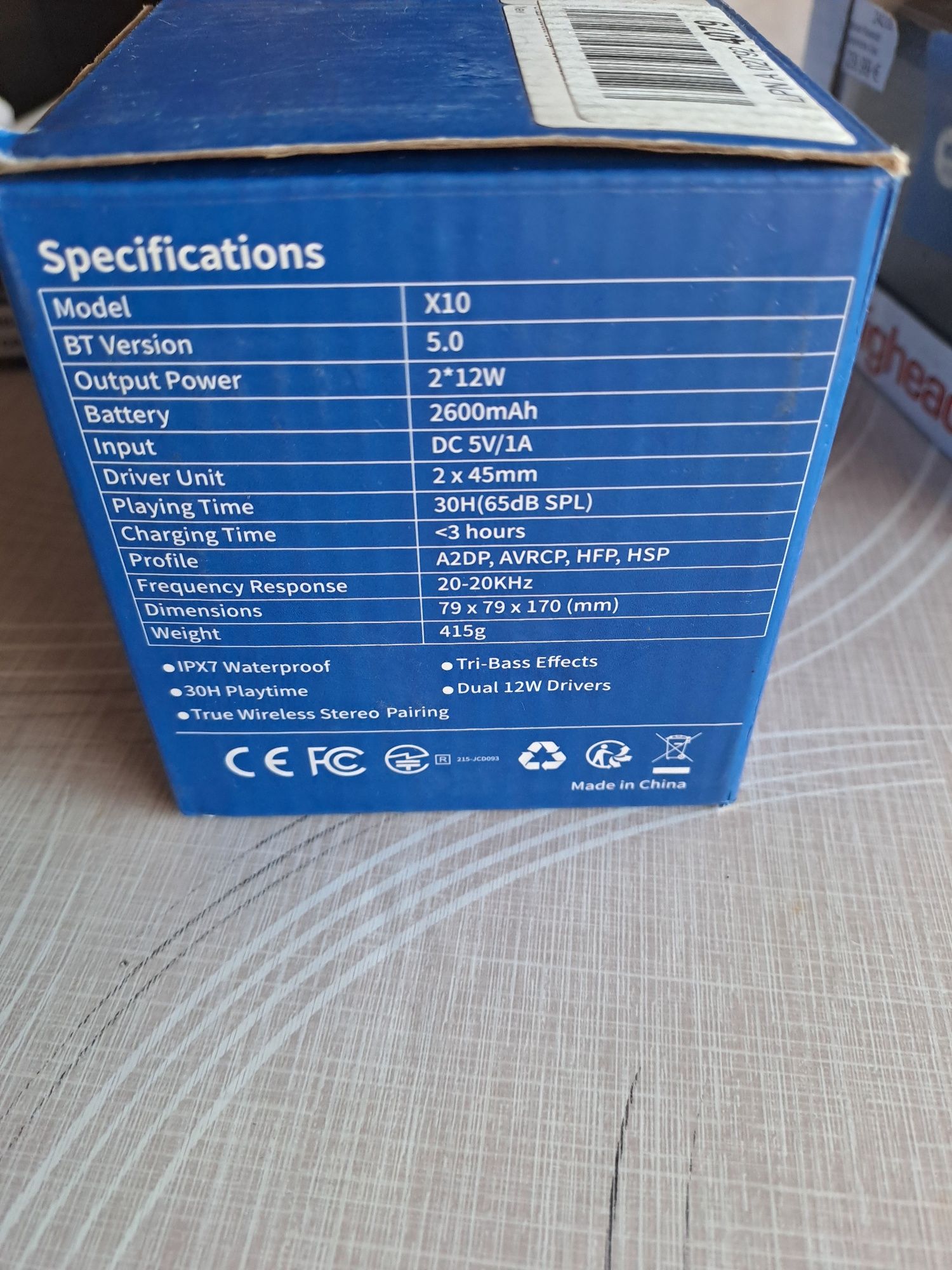 X10 wireless speaker