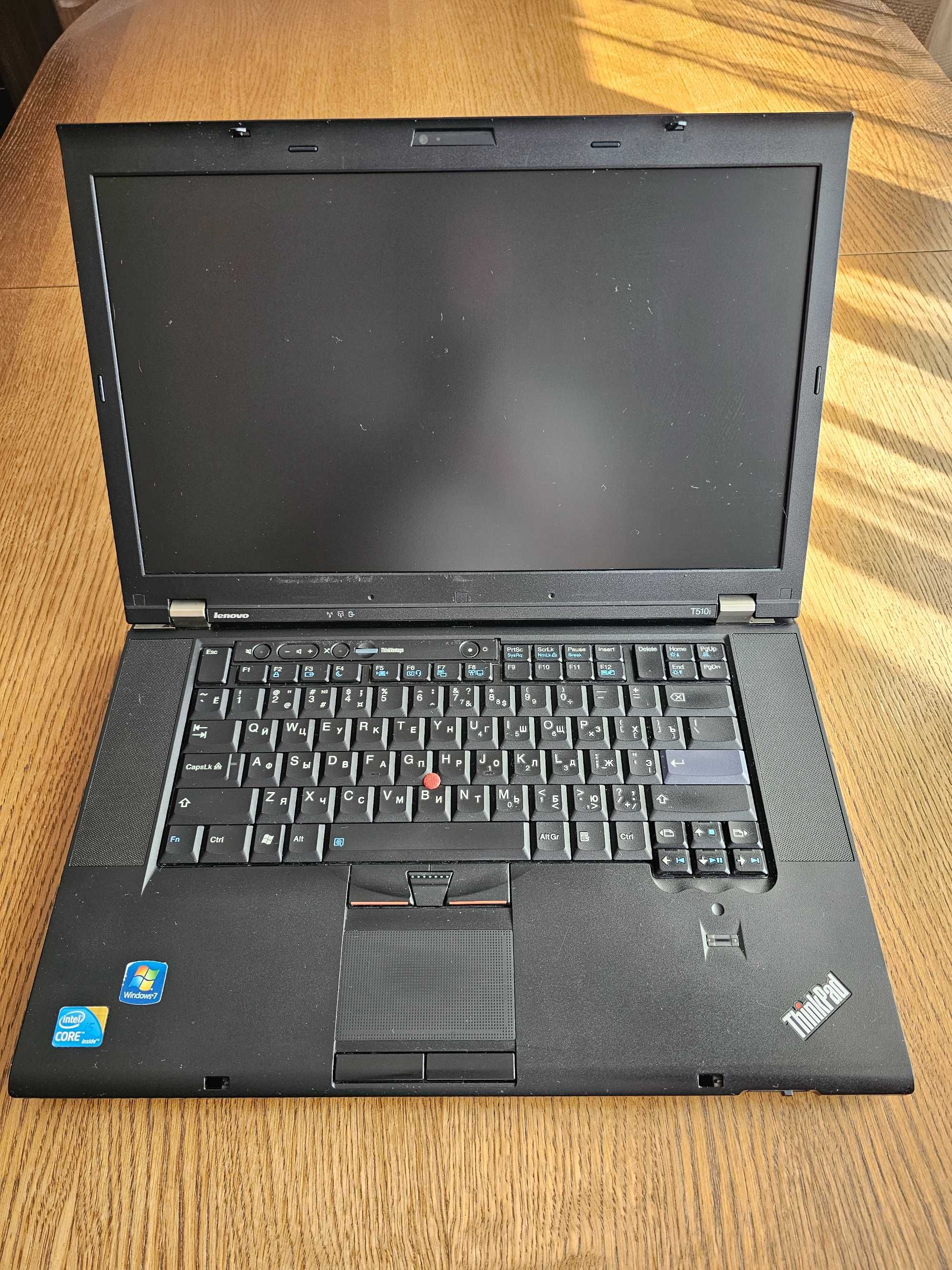 Продам ноутбук Lenovo Thinkpad T510i на i5-430M