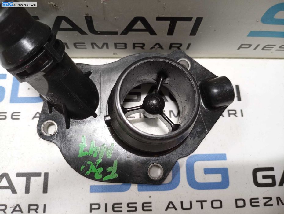 Tub Tubulatura Cot Flansa Lichid Racire Termostat BMW Seria 3 F10 520D 2010 - 2018 Cod 4107080 [M5465]