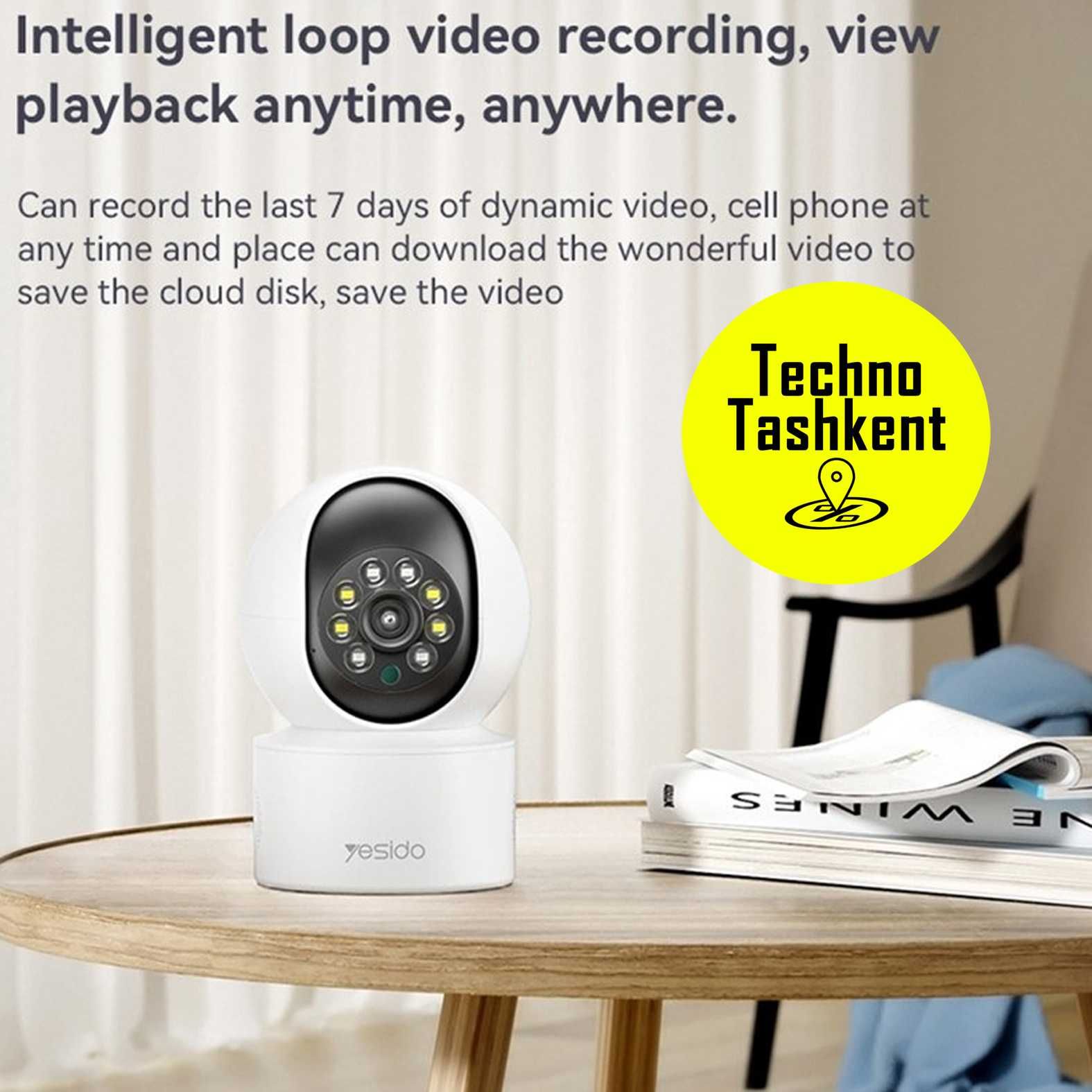 Yesido KM10 HD двусторонняя, голосовая, интеллектуальная камера Wi-fi