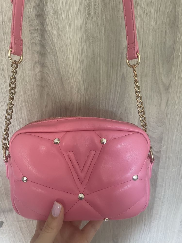 Дамска розова чанта Valentino