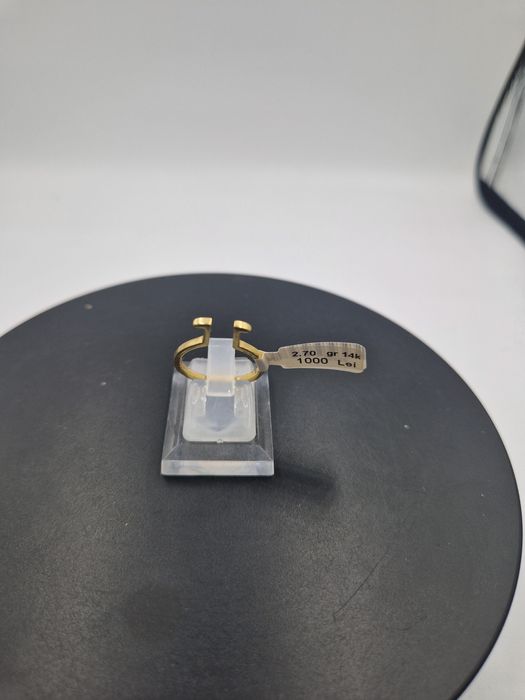 Inel Aur 14 K 2,70 Gr Măsură 15 #22233