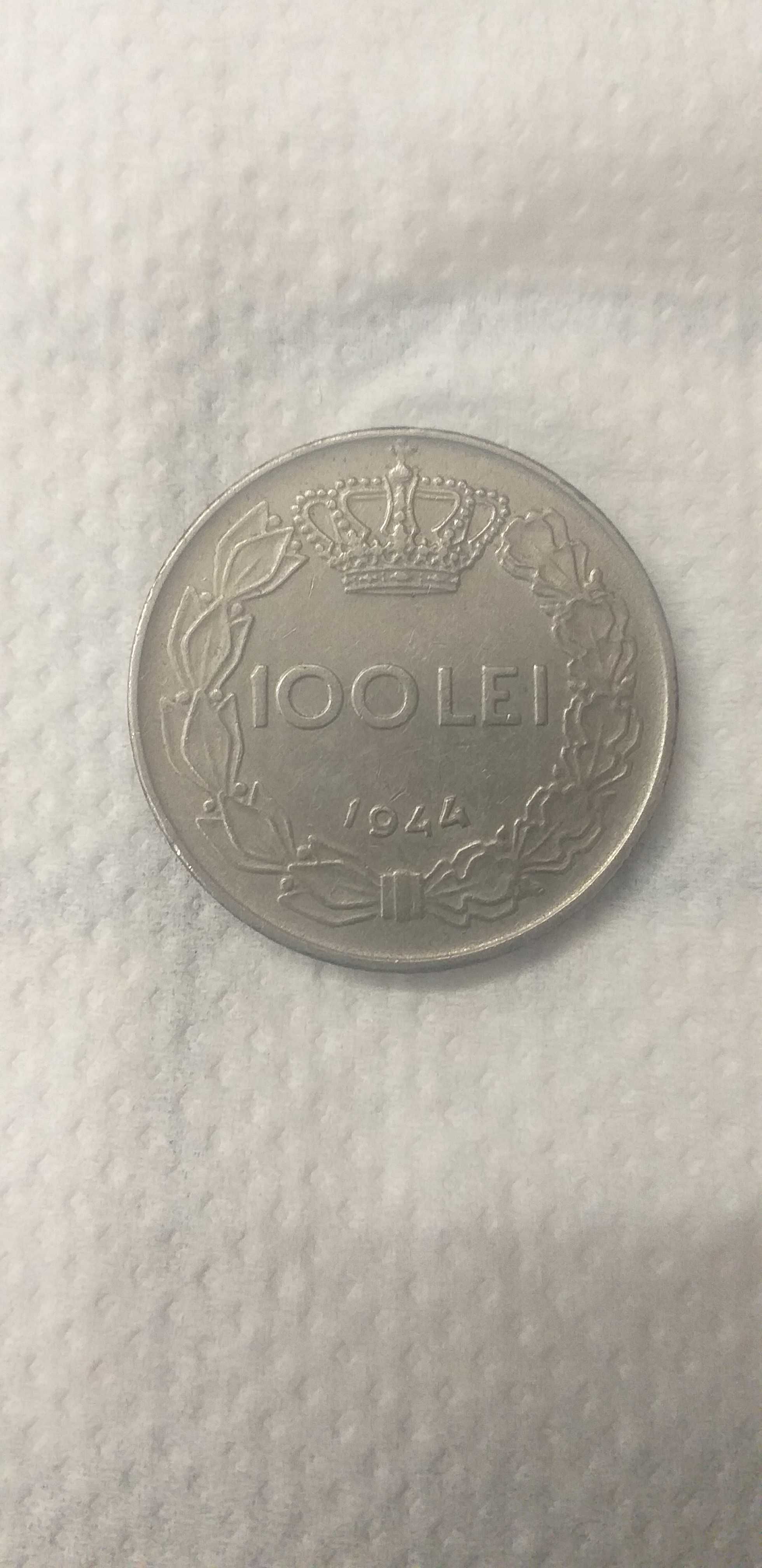 Moneda Regele Mihai 100 lei 1944