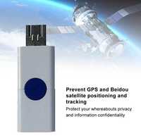 Скрита Флашка mUSB 360° GPS Сателитен Заглушител Защита Проследяване
