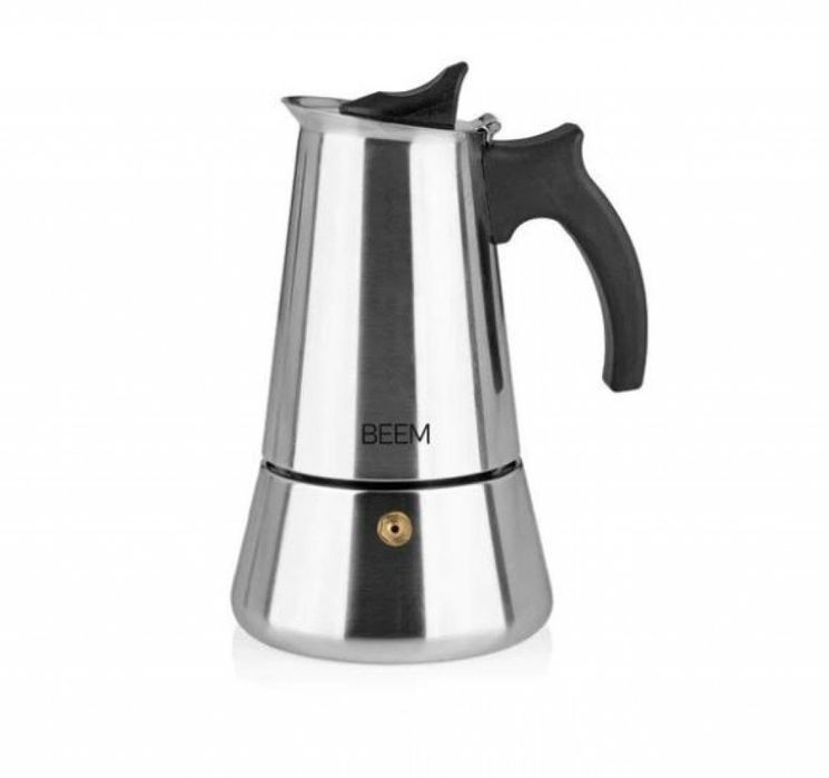 3бр./ Еспресо кафеварка BEEM Classic Selection – за 4 чаши, неръждаема