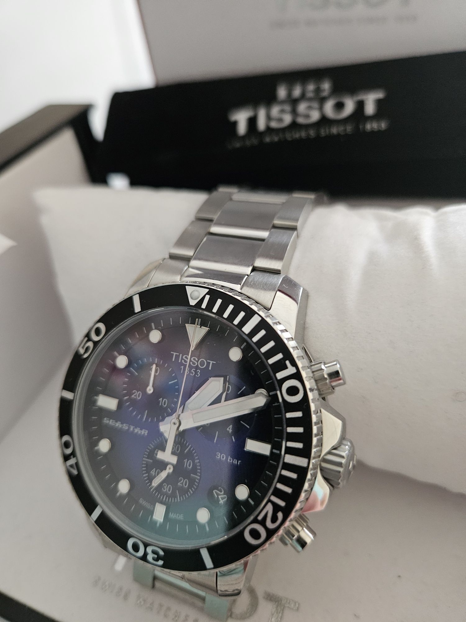 Tissot seastar 300 metri saphir