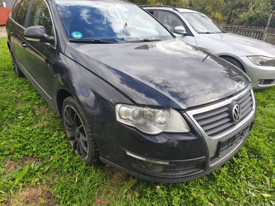 Bară față completă cu grilă culoarea neagră L041 Volkswagen Passat B6