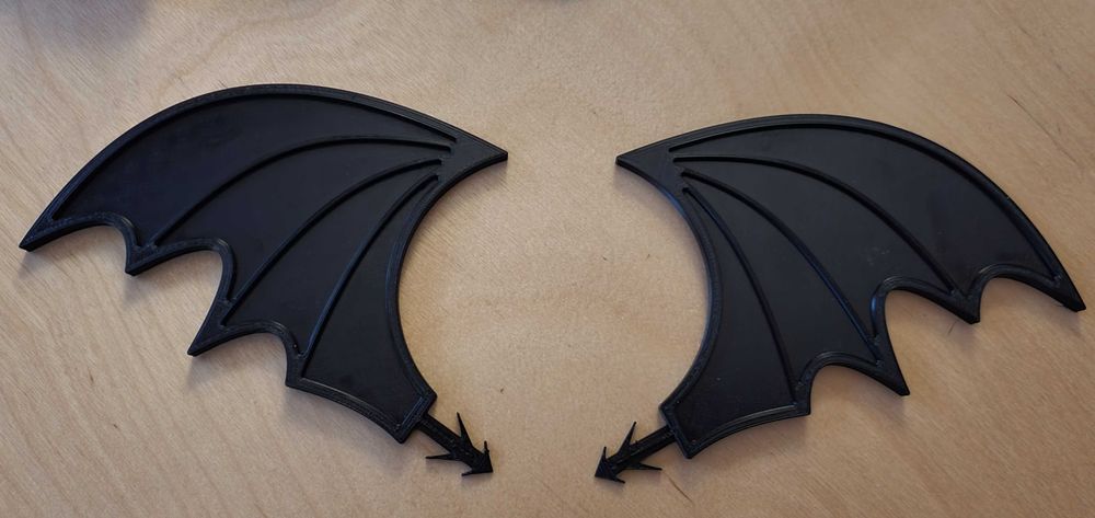 Aripi de liliac 3D pentru dovleac – Decor de Halloween