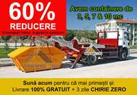 60% Reducere la .evacuare moloz la container. Sună Acum! Dobroești, IF