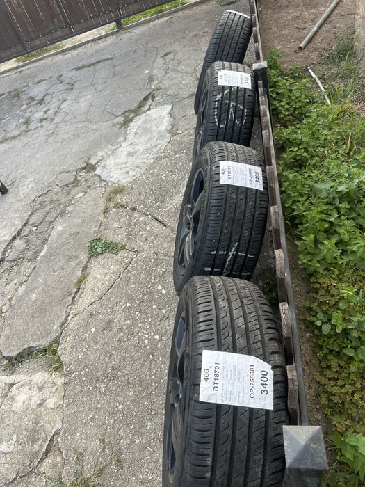 Jante aliaj Peugeot pe 16” cu cauciucuri noi Barum 215*60*16~DOT 2024