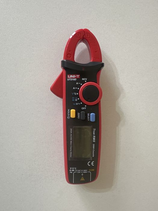 Клещи токоизмерительные UNI-T UT210 постоянного и переменного тока