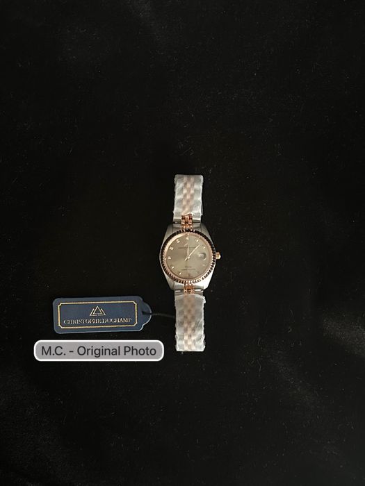 Ceas cu diamante naturale – Christophe Duchamp Élysées (sigilat)