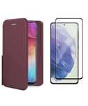 Samsung A05/A23/A33/A34/A35/A36 Husa Flip CartePiele + Folie Sticla