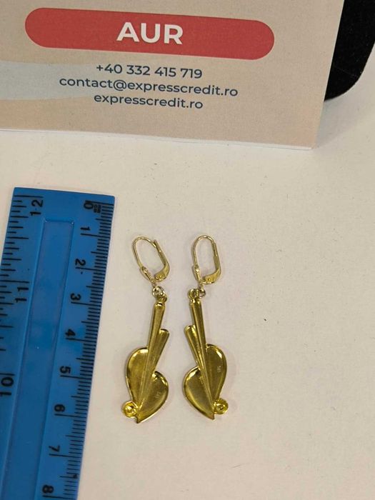 Cercei aur 14k 2,38g (b.44056 AG24) - Garantie 2 ani!