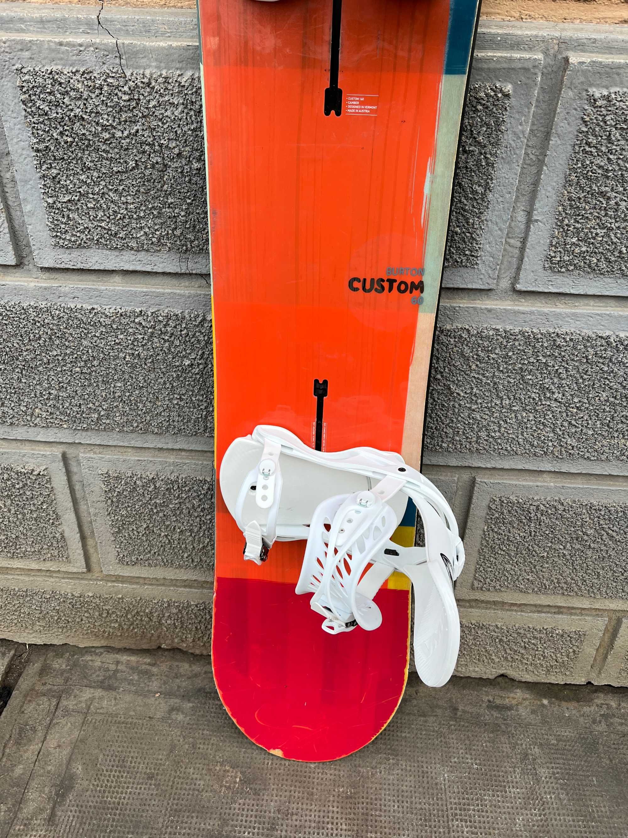 placa snowboard burton custom L160