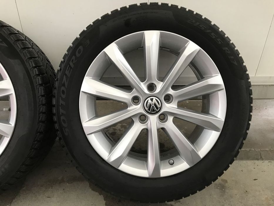 Jante Roti 17 VW Passat B8 Skoda Superb T Roc anvelope 215 55 R17 M+S
