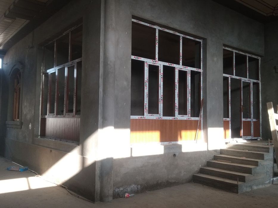 Akfa eshik rom yasab o'rnatamiz