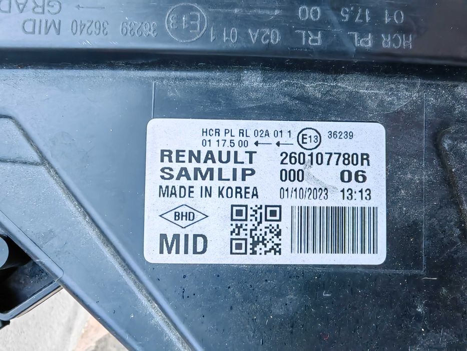 Фар Renault Arkana LED десен/Фар Рено Аркана Оригинален