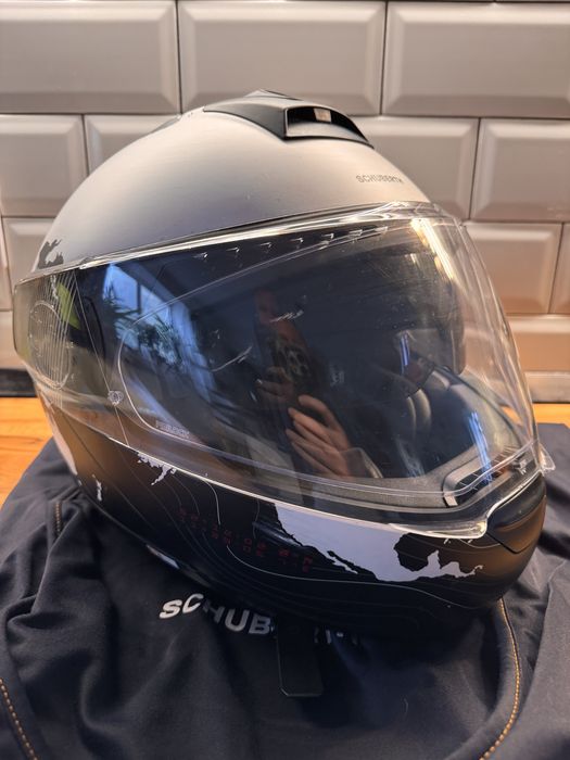 schuberth c4 pro magnitudo xl adventure flipup casca