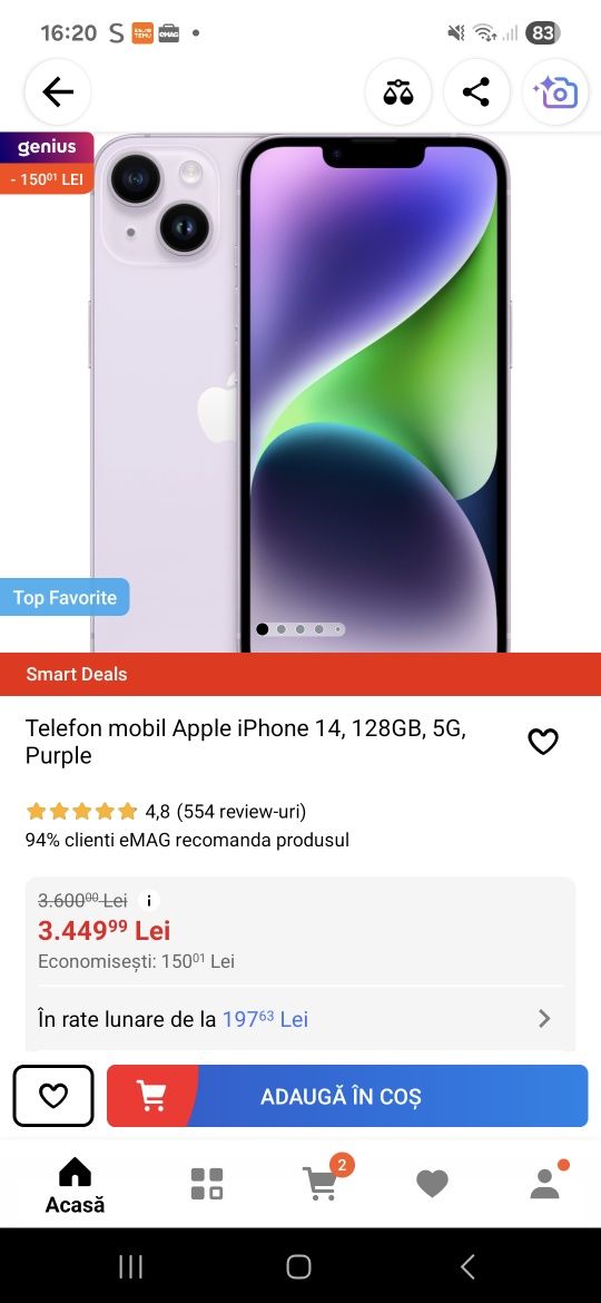 IPhone 14 128 gb
