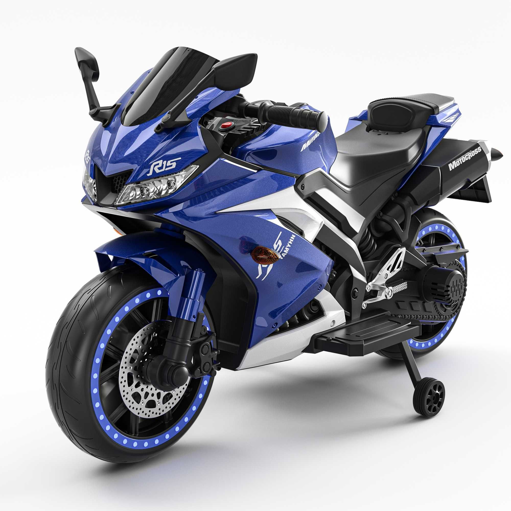 Motocicleta electrica pt. copii Kinderauto TR15 SuperBike 45W 12V Blue