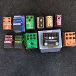 31 педала Ehx, Digitech, Tone city, два борда , някои нови за китара