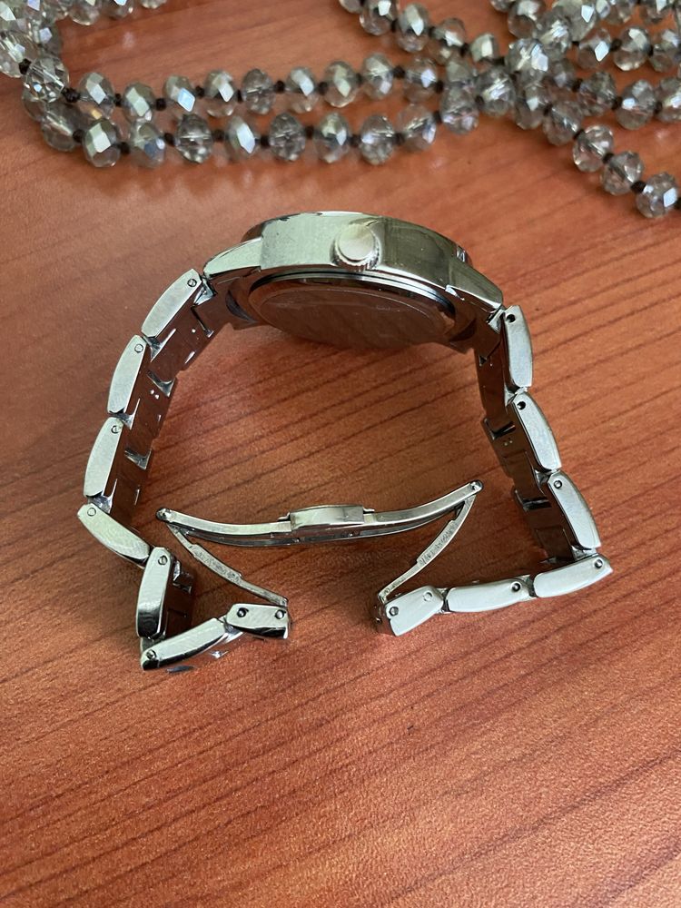 Кольцо, серебро, часы