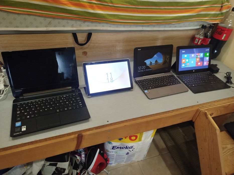 лаптоп-таблет,лаптоп и таблет нейзвестно състояние