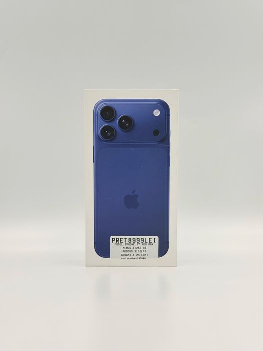 Magazin vindem iPhone 17 pro max sigilat  256 gb cu garantie IN STOC