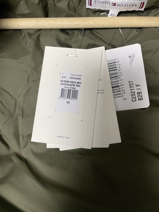 Geaca lunga dama Tommy Hilfiger noua cu eticheta