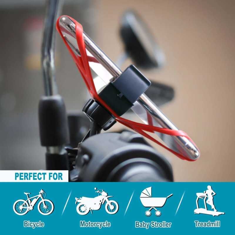 Suport telefon bicicleta motociclete elastic silicon 360 spider