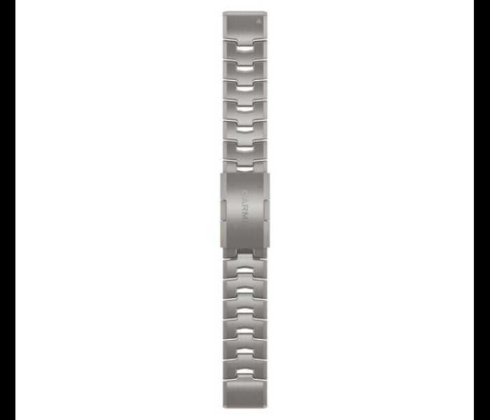 ПРОМО Нова Титаниева Верижка Garmin QuickFit 22 мм, Сива, 010-12863