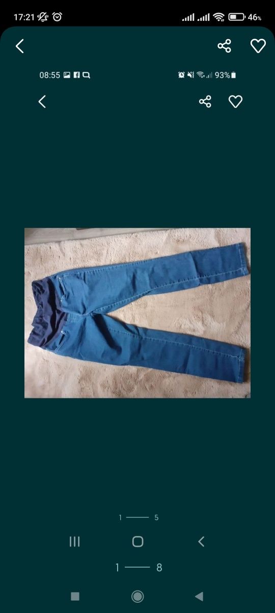 Lot blugi/pantaloni gravide