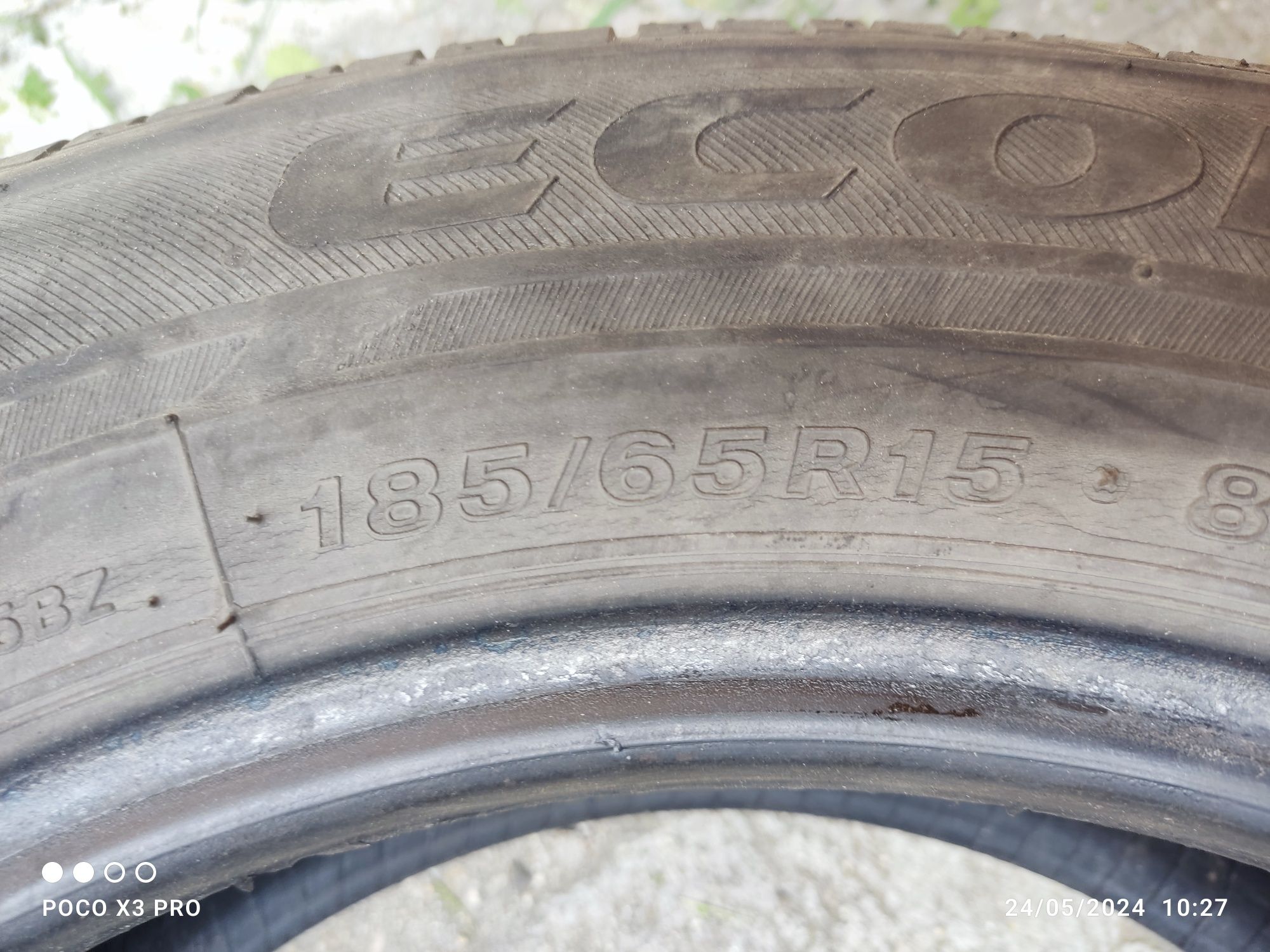 4бр Летни гуми Bridgestone ep25 ecopia 185/65r15 4бр