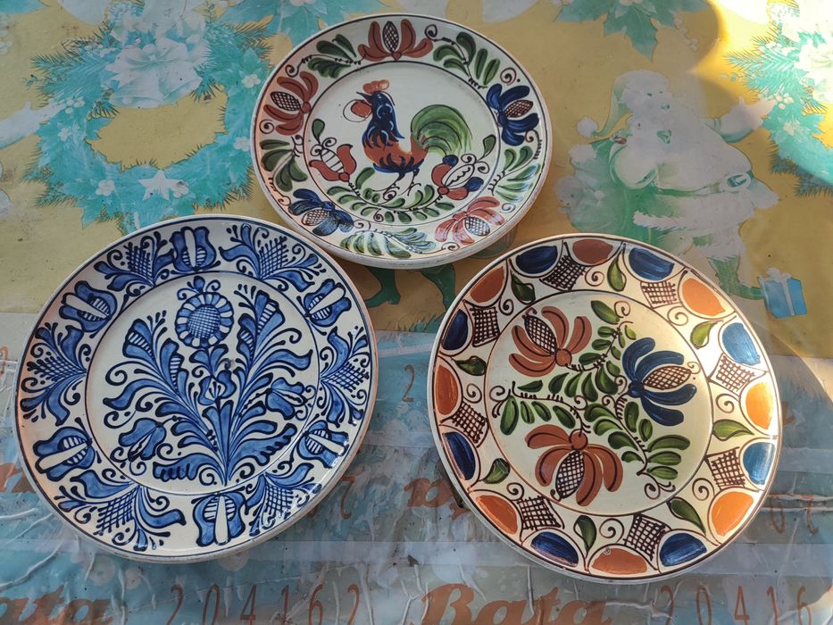 Vând 3farfuri rustice pentru decor