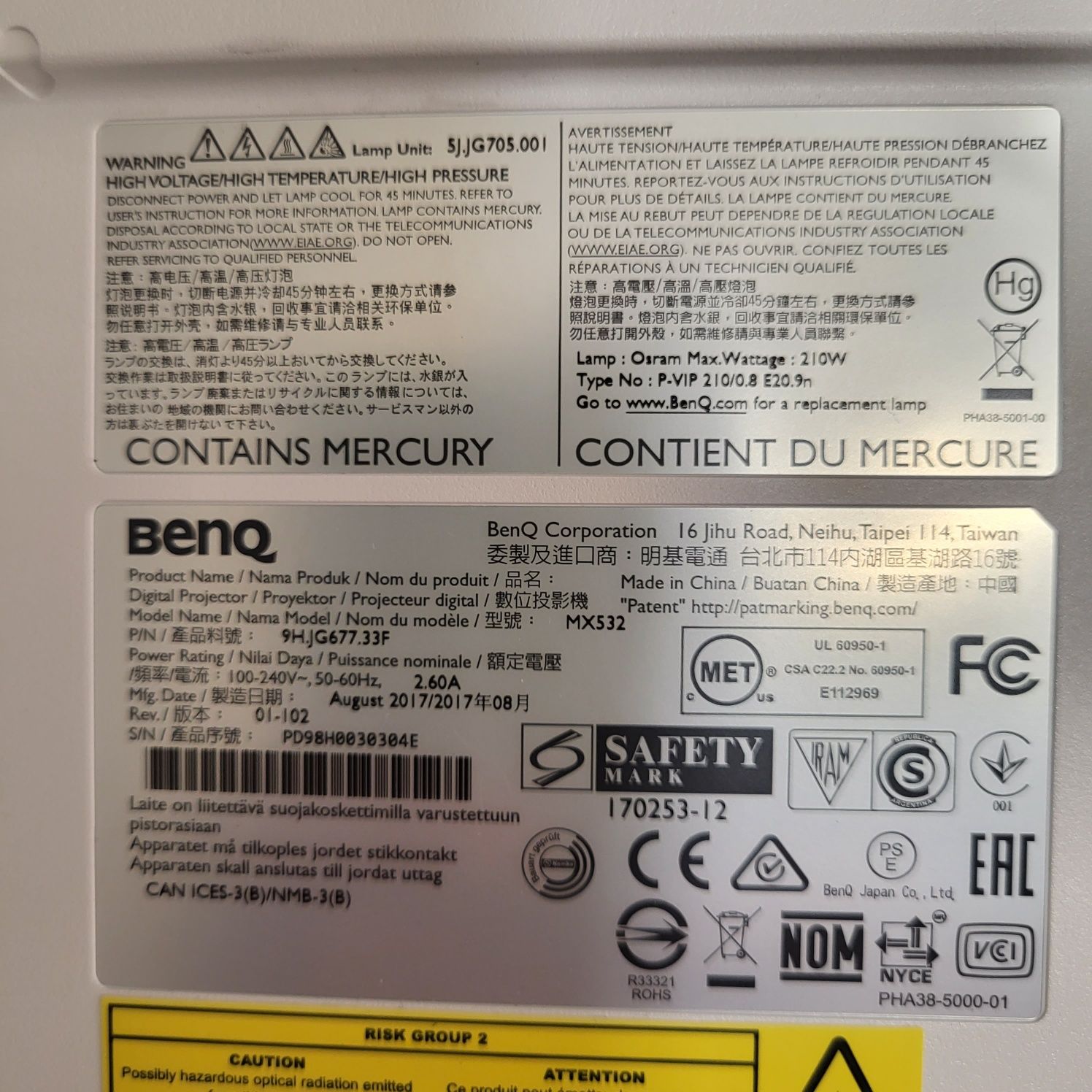 Videoproiector BENQ MX532