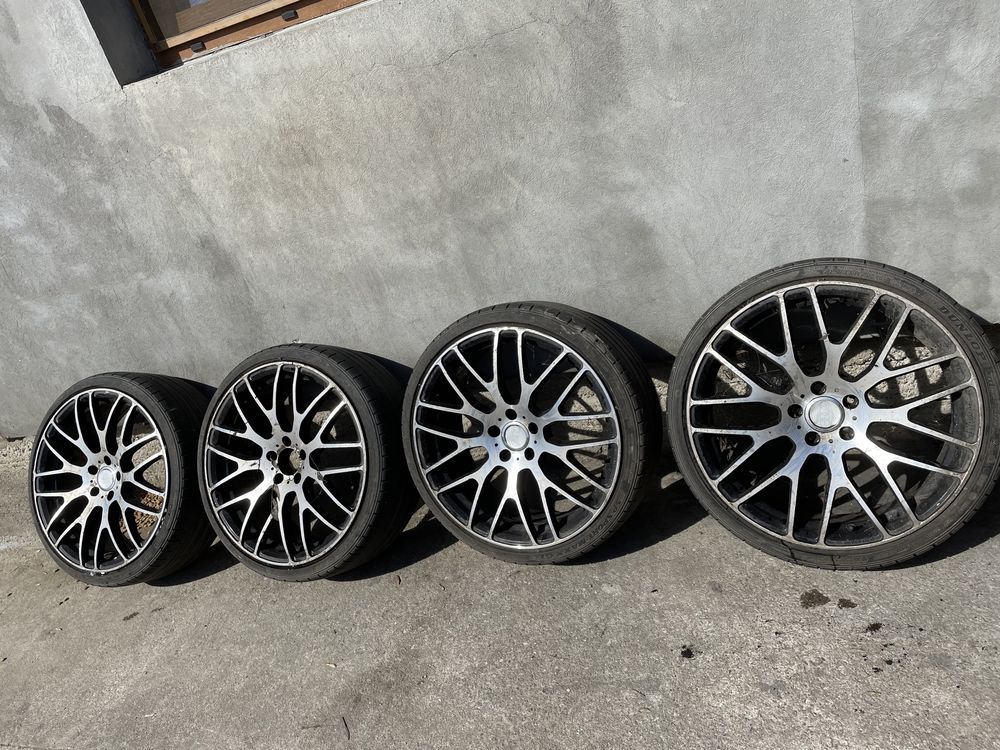 Jante 5 x 112 R20 + cauciucuri 225 / 35 / r20 et45 8,5 j