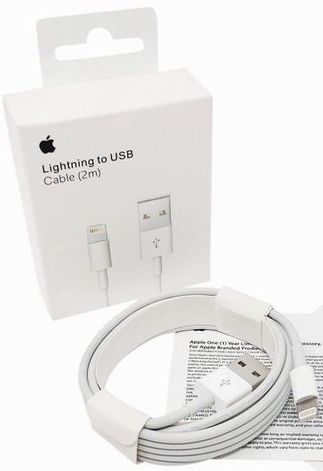Cablu de incarcare(Original Apple USB)iPhone 5,6,7,8,X,Xs,11,12 1m//2m