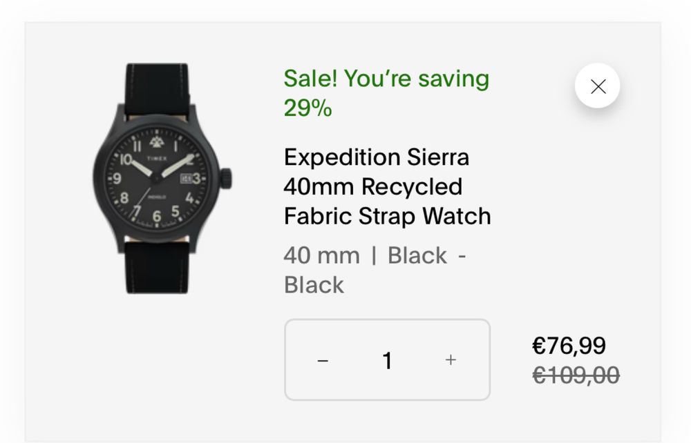 Мъжки кварцов часовник Timex