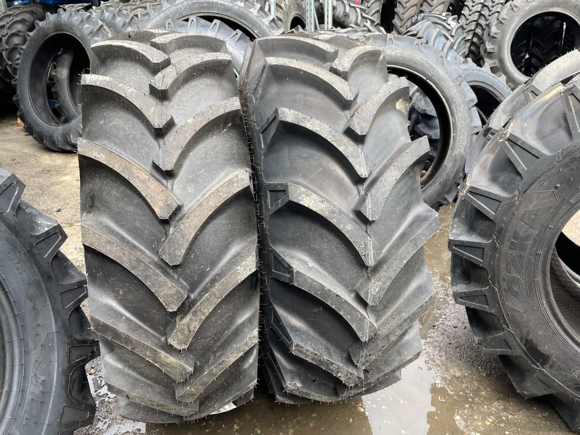 16.9-24 cu 14 pliuri cauciucuri noi pentru tractor fata