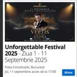 Unforgettable Festival 11.09.2025 Nikos Vertis si Andra