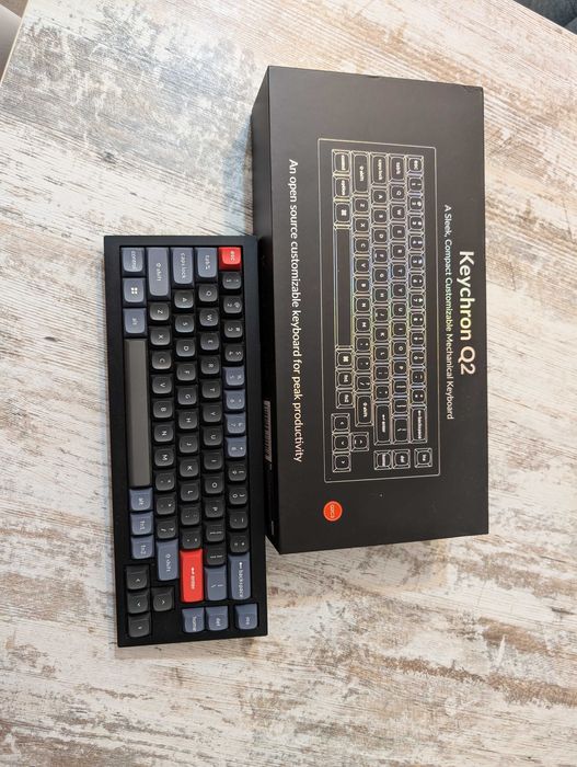 Tastatura mecanica Keychron Q2 cu switchuri Gatheron black